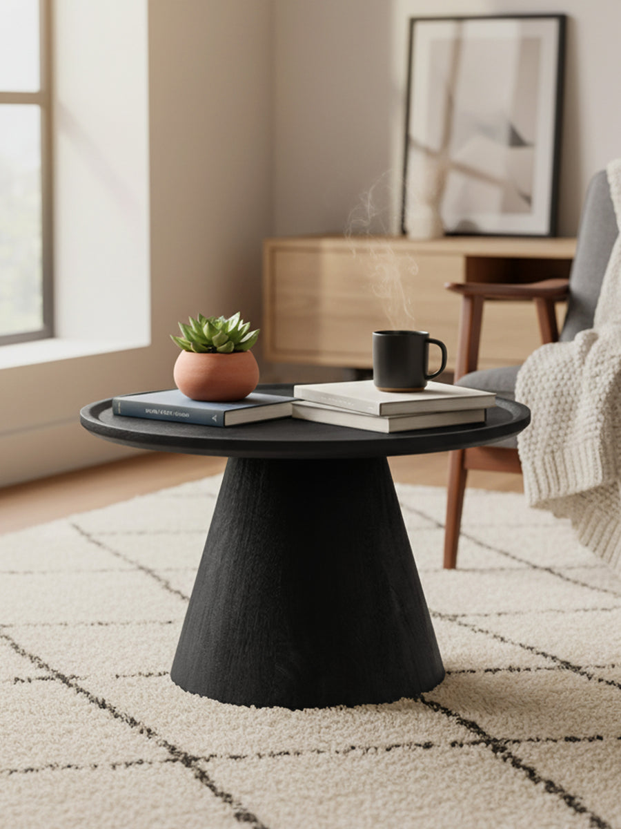 Riven Pedestal Coffee Table