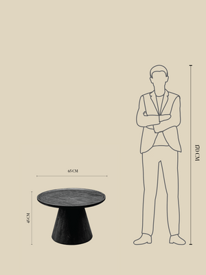 Riven Pedestal Coffee Table
