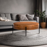 Zephyr Acacia Wood Coffee Table