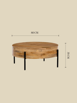 Alan Mango Wood Coffee Table