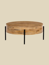 Alan Mango Wood Coffee Table