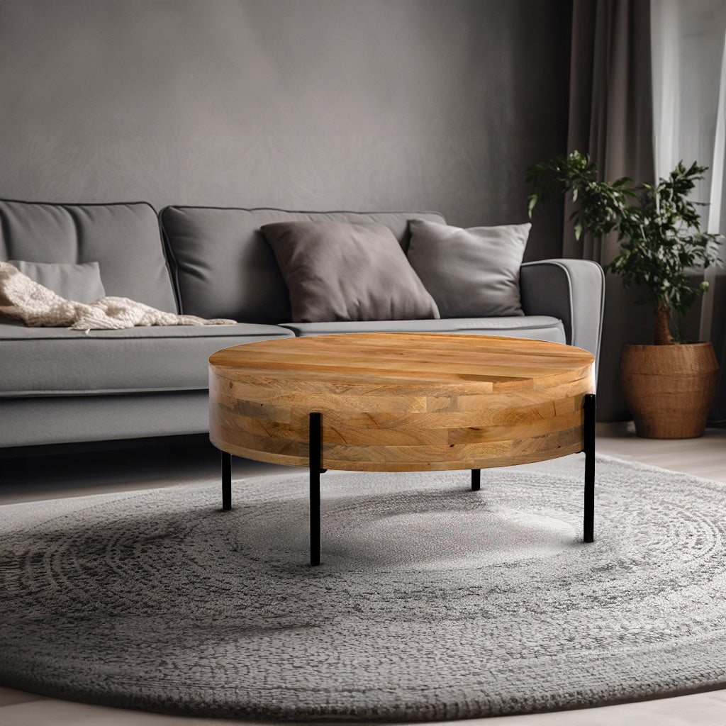 Zephyr Mango Wood Coffee Table