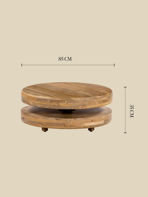 Birdie Mango Wood Coffee Table