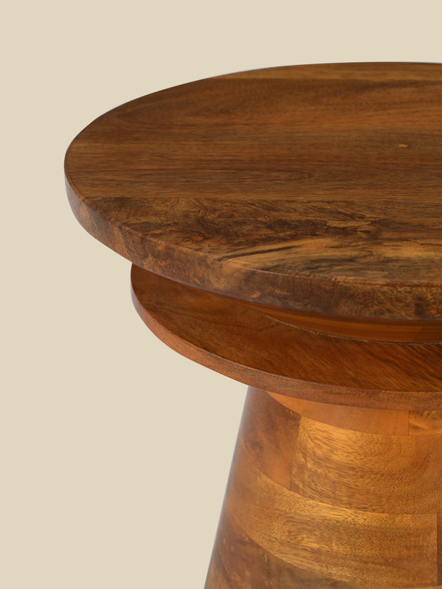 Opal Wooden Side Table