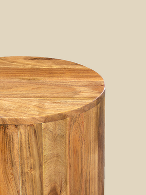 Stacey Acacia Wood Side Table