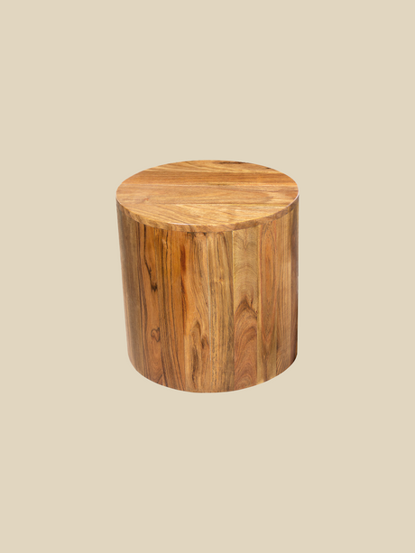 Stacey Acacia Wood Side Table