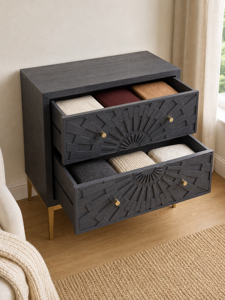 Two Drawers, Sculptural Storage