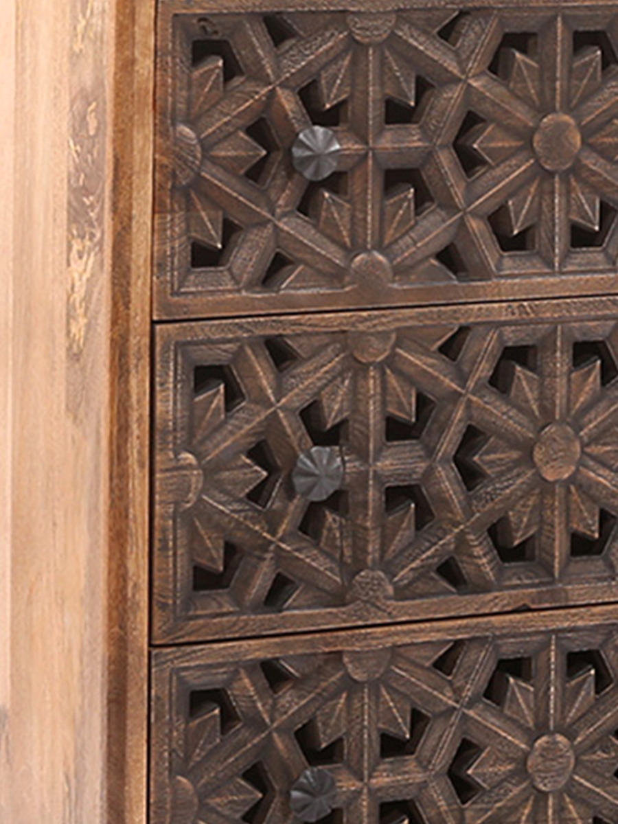 Floral Cut-Outs, Natural Wood Tone