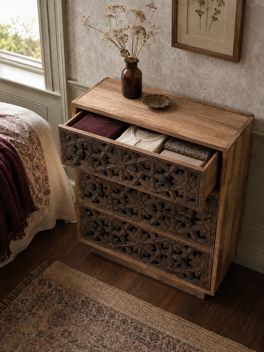 Three Drawers for Linens, Cutlery