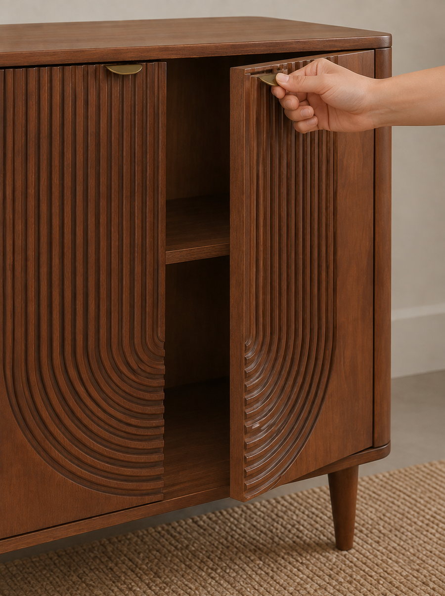 Brass Handles, Full-Length Arches