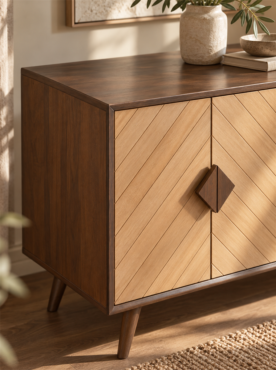 Solid Mango Wood, Parquetry Panels