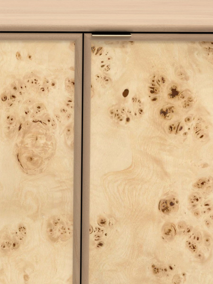 Burl Veneer, Light and Natural