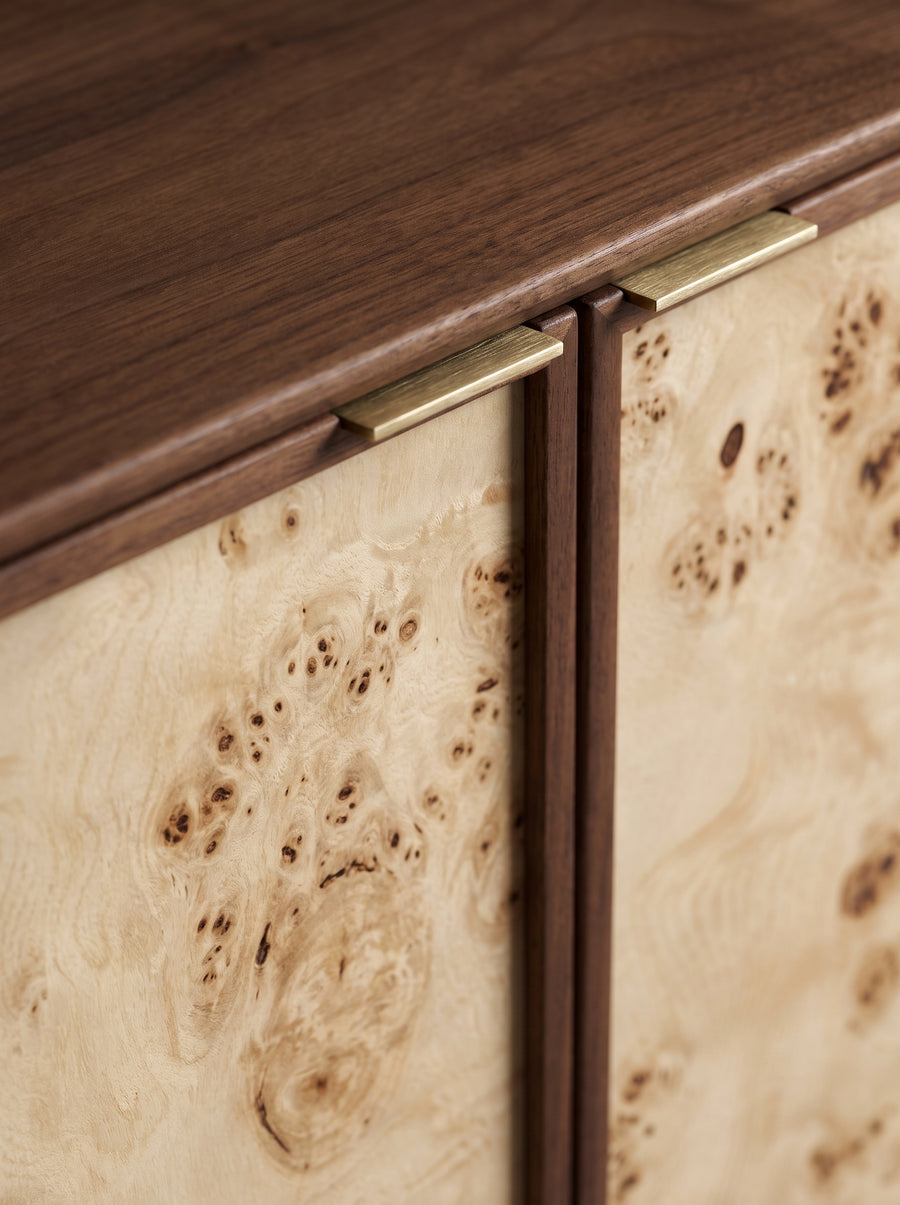 Walnut Toned Burl Grain