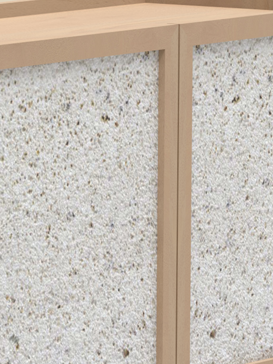Natural Mango, Striking Stone Veining