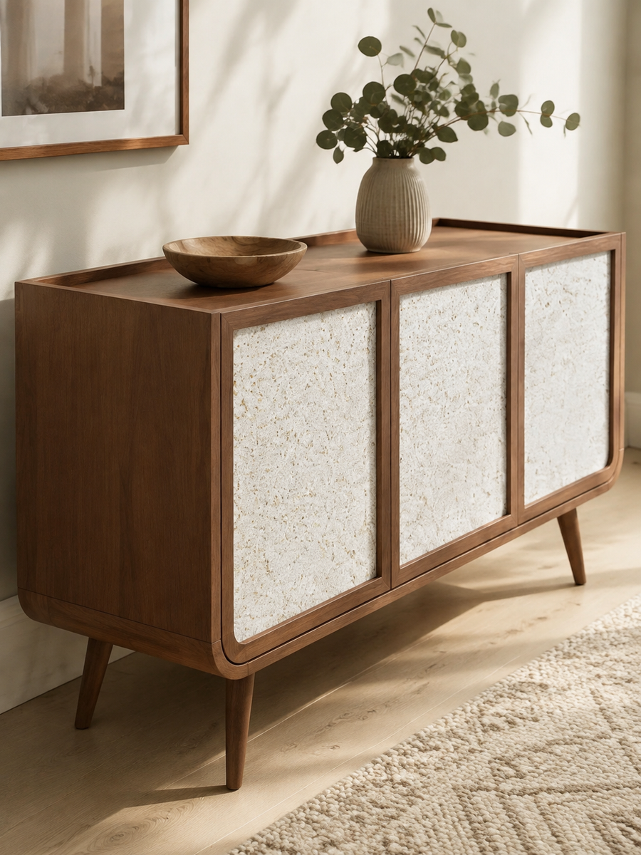 Tapered Legs, Deeper Walnut Tone