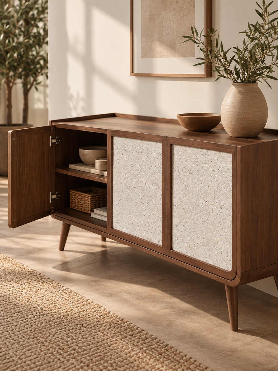 Doors That Open to Ample Storage