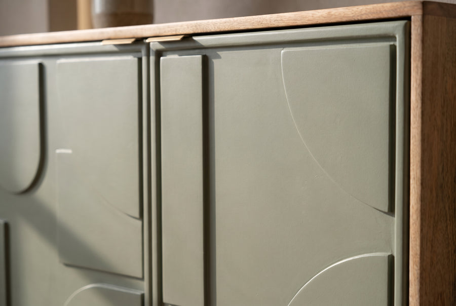 Sage Green Meets Walnut