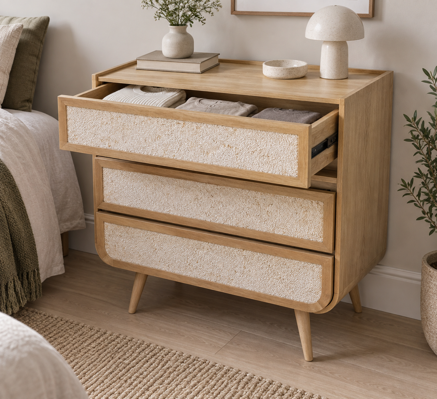 Three Drawers, Ample Without Excess