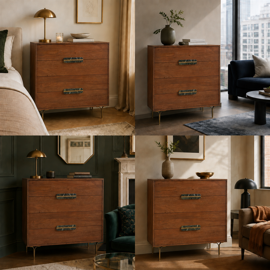 Modern Bedroom Storage, Retro Edge