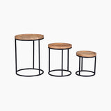 Indigo Set of 3 End Tables