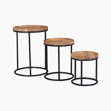 Indigo Set of 3 End Tables