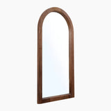 Leona Arched Wooden Mirror