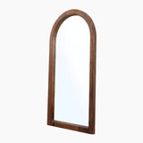 Leona Arched Wooden Mirror