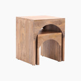 Dahlia Set of 2 Arched End Tables