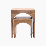 Dahlia Set of 2 Arched End Tables