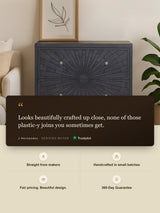 Amara Two Drawer Wooden Chest