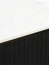 Simone Two-Door Marble Top Cabinet