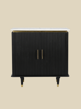 Simone Two-Door Marble Top Cabinet
