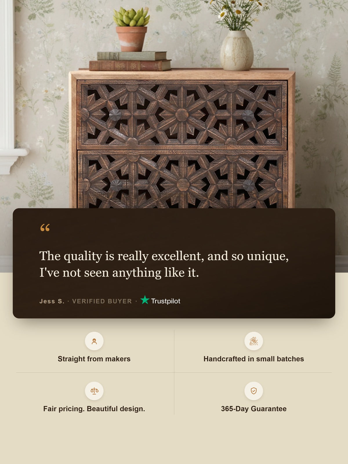 Noura Three Drawer Chest
