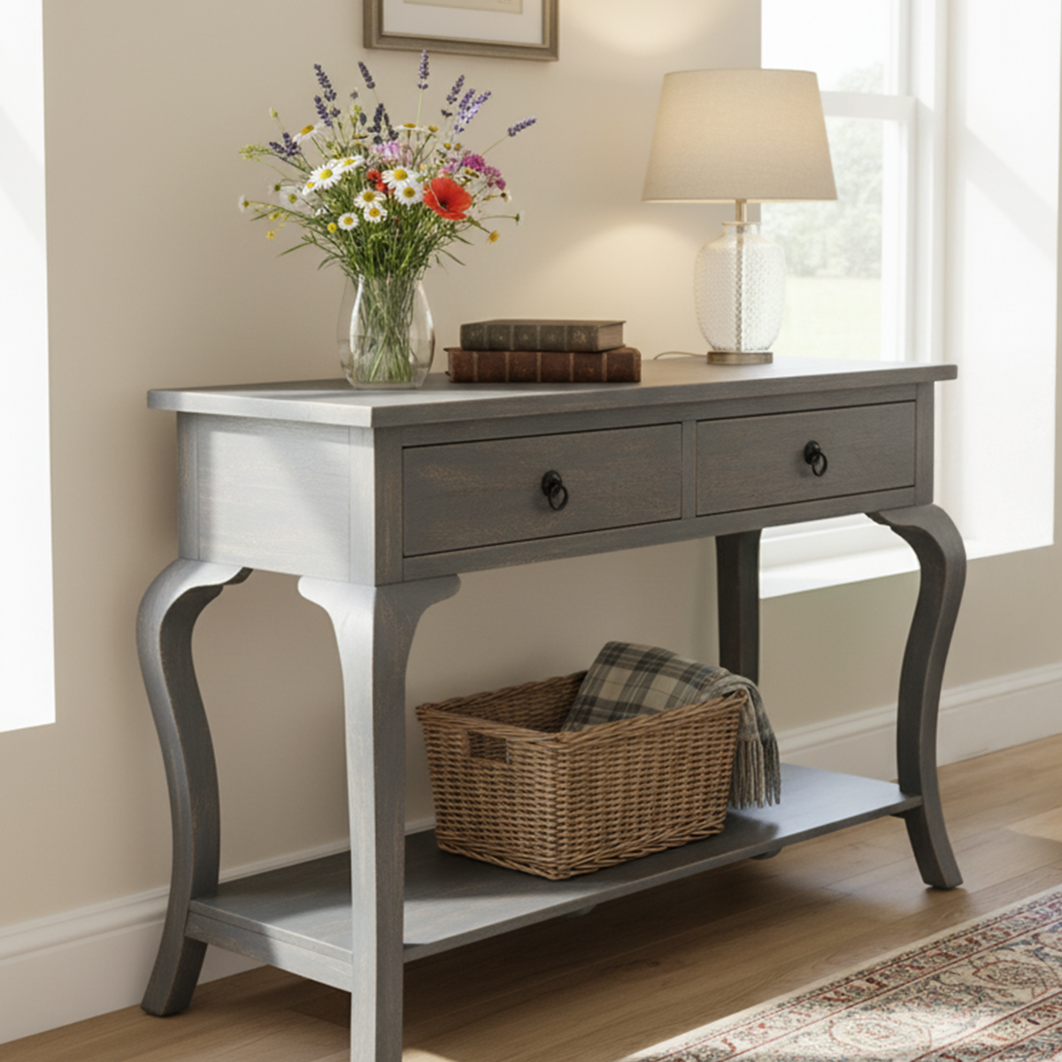 Rustic Haven Console Table - Grey – FABLEROOM