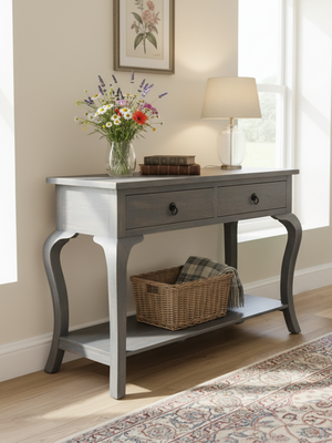 Rustic Haven Console Table - Grey