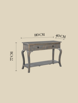 Rustic Haven Console Table - Grey
