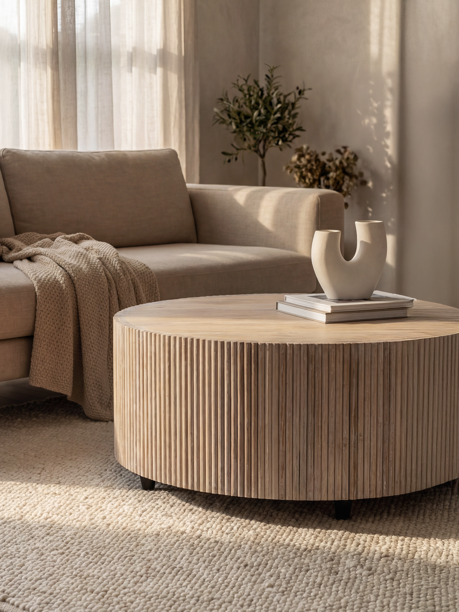 Nicole Mango Wood Coffee Table