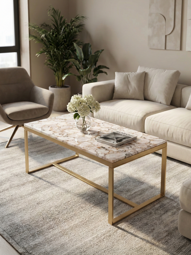 Aurelle Agate Coffee Table