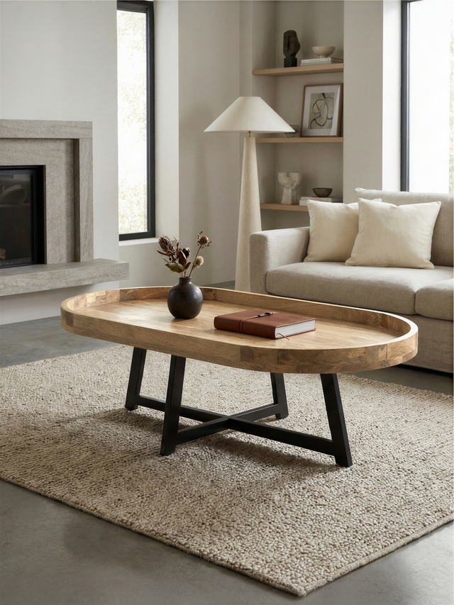 Sumin Mango Wood Coffee Table