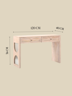 Veya Two Drawer Console Table