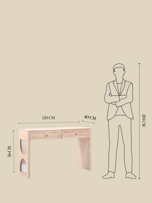 Veya Two Drawer Console Table