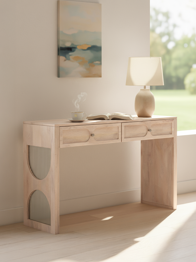 Veya Two Drawer Console Table