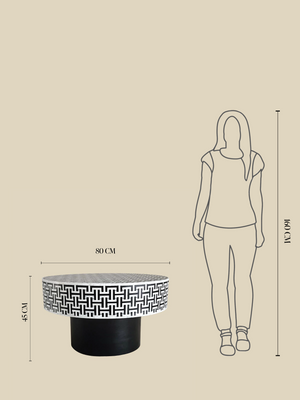 Simona Bone Inlay Coffee Table