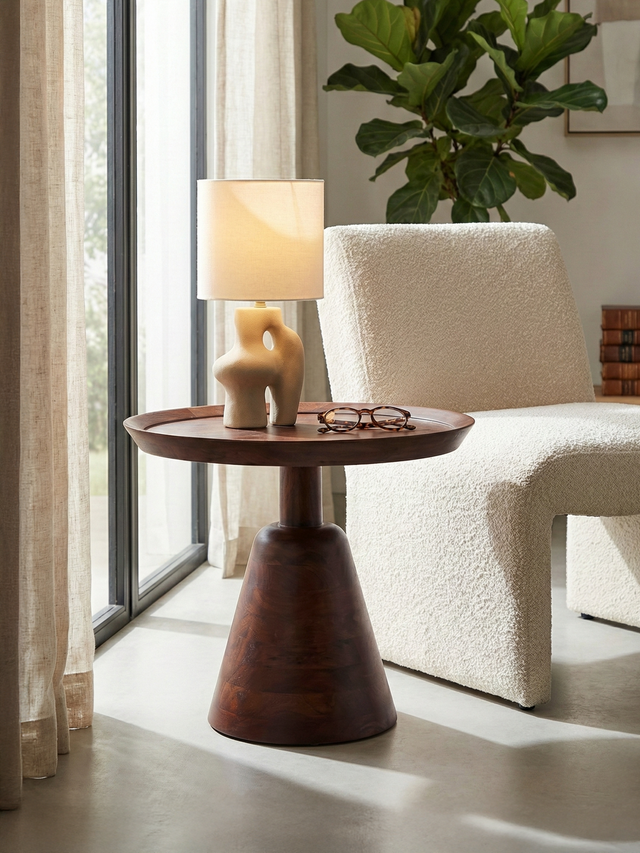 Kori Wooden Side Table