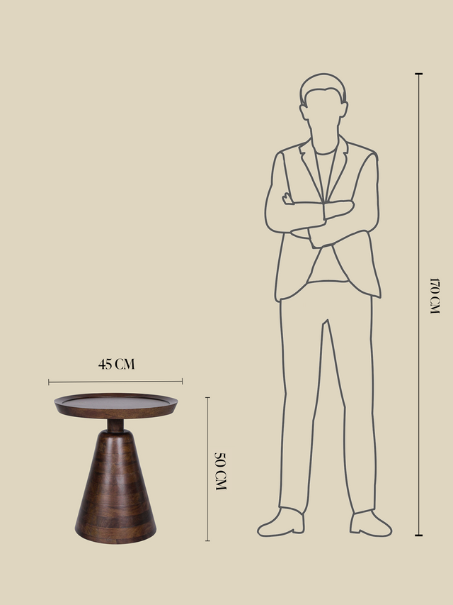 Kori Wooden Side Table