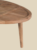 Cairo Wooden Nesting Coffee Tables - Natural