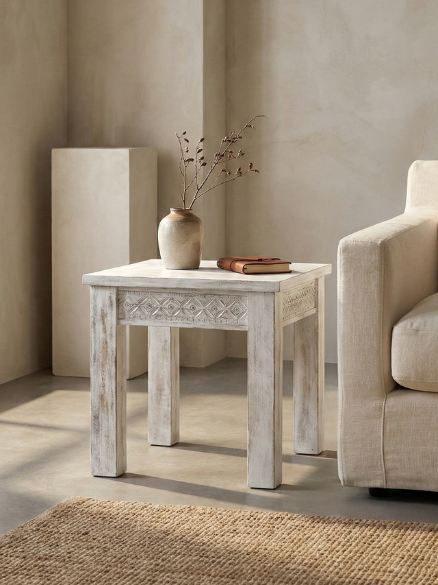 Cian Wooden Side Table