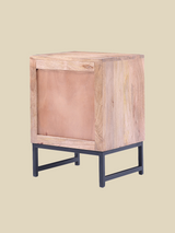 Rumana Mango Wood-Jute Side Table