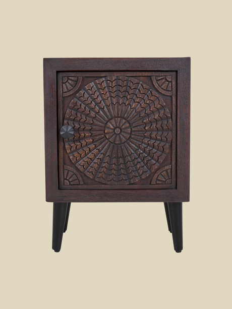 Zina Wooden Bedside Table