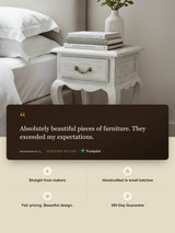 Jane Wooden Bedside Table